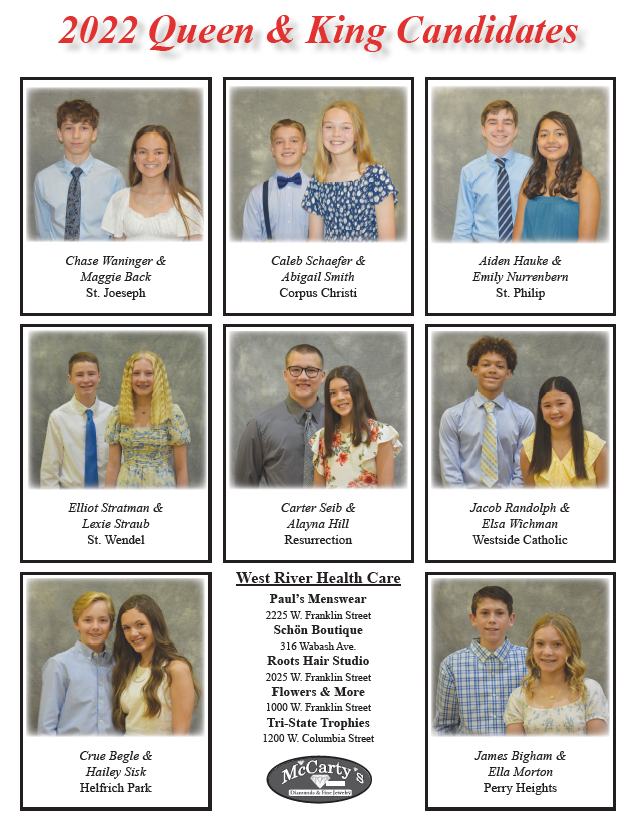 Queen and King Candidates 2022